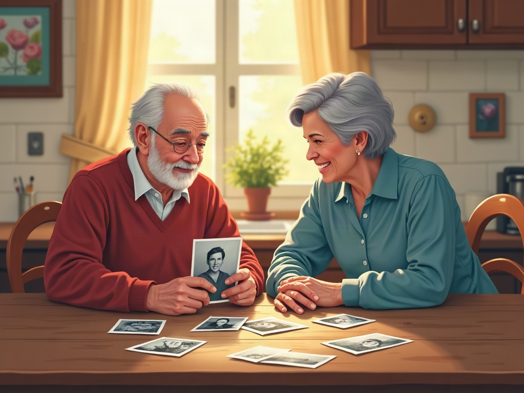 a hospice nurse providing emotional support to an elderly patient at home, reflecting the question does hospice help with depression in patients